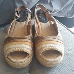 NEW! MUDD ESPADRILLES BROWN 9.5